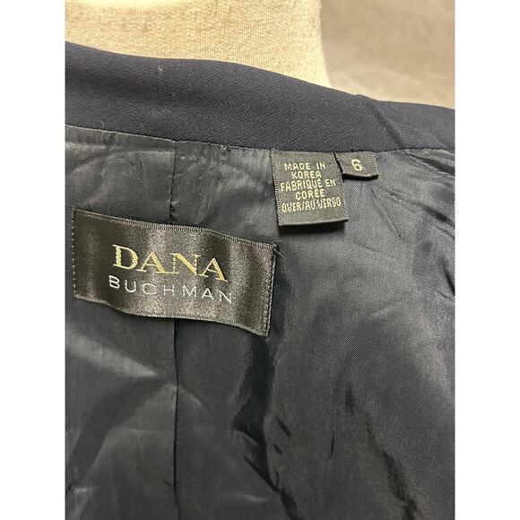 Carmen Marc Valvo Women's Black Beaded Blazer and Skirt Set, Size 6 - Picture 7 of 10